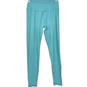 Stori Womens Sz 6 Aqua Leggings Athletic Workout Active Wear Soft Mid Rise